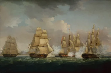 La Santa Brigida engagée par le Naiad, Alcamene et Triton