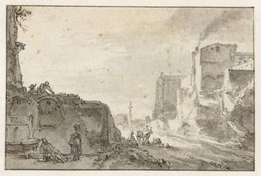Vue de ville italienne