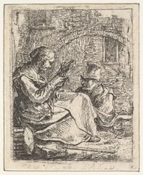 Femme filant