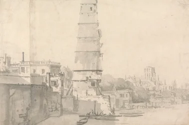 Vue de la Waterhouse et de l