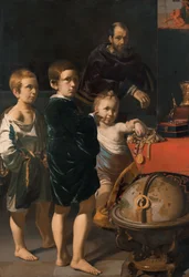 Portrait de trois enfants et d