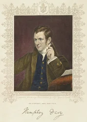 Humphry Davy, chimiste et inventeur britannique, 1801