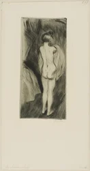 Femme debout