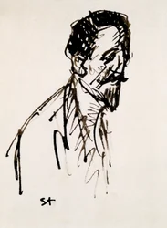 Portrait de Jehan Rictus, 20e siècle