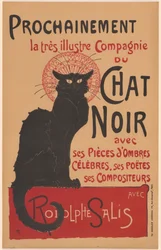 Prochainement la très illustre Compagnie du Chat Noir, 1896