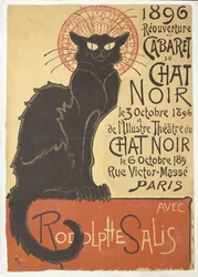 Réouverture du Cabaret du Chat Noir, 1896.