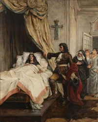Pierre le Grand visitant Madame de Maintenon en 1717