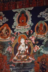 Peintures murales représentant des divinités, Palais de Potala (site du patrimoine mondial de l