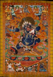 Yamantaka, destructeur du dieu de la mort, vers 1700-30