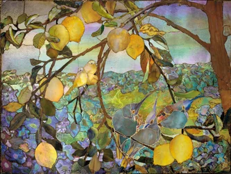 Panneau de mosaïque Favrile, vers 1910