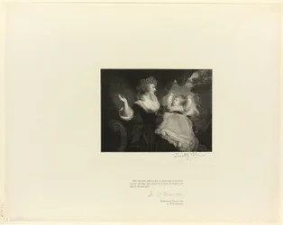 Duchesse de Devonshire et enfant, des Maîtres anglais anciens