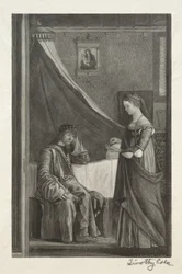 Maîtres italiens anciens : Sainte Ursule avec son père, 1888-1892