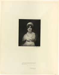 Portrait de Mme Siddons, des Maîtres Anglais Anciens