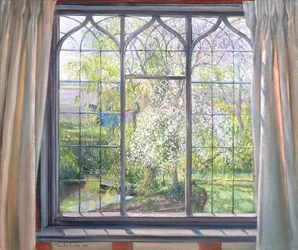 Fleurs de pommier contre saule, 1990