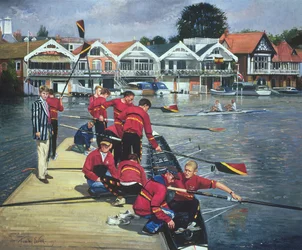 Vers les hangars à bateaux, Henley, 1997
