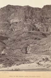 Mur dans le Grand Canyon, rivière Colorado