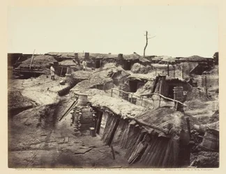 Quartiers des hommes à Fort Sedgwick