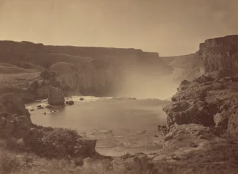 Chutes de Shoshone, rivière Snake, Idaho, 1874 (photo)