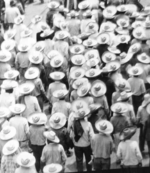 La marche des travailleurs, Mexico, 1926