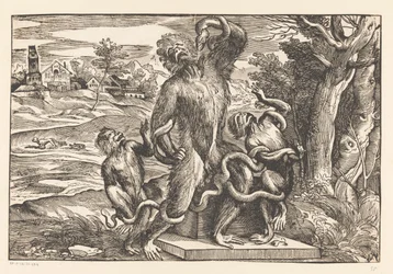 Caricature du groupe Laocoon
