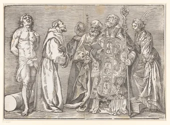 Six saints debout