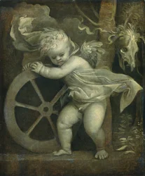 Cupidon avec la Roue du Temps