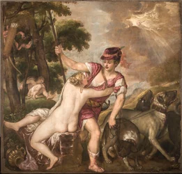 Vénus et Adonis, vers 1560