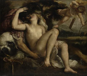 Mars, Vénus et Cupidon, ca 1530
