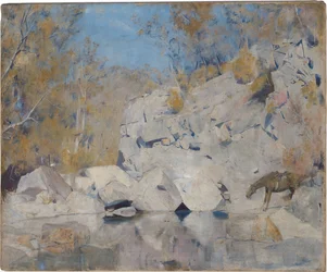 Dans un coin sur le Macintyre, 1895