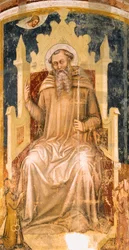 Saint Romuald, fresque, Église de San Nicolo, Trévise