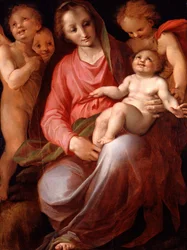 Madone et enfant avec le petit Saint Jean, 1570