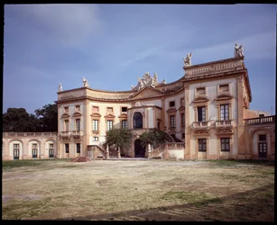 Vue extérieure de la Villa Valguarnera