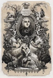 Frontispice de "Histoire de Manon Lescaut et du Chevalier Des Grieux" par l