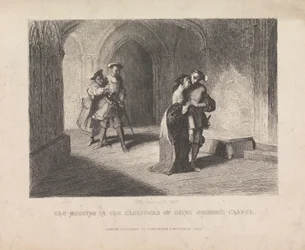 La rencontre dans les cloîtres de la chapelle Saint-Georges