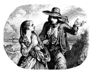 Deux amoureux près de l