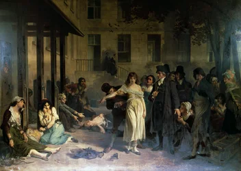 Le psychiatre Philippe Pinel (1745-1826) libérant les aliénés de leurs chaînes à l