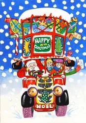 Double-decker de Noël