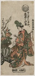 Kametani Jujiro en tant que danseuse Shirabyoshi Yuya