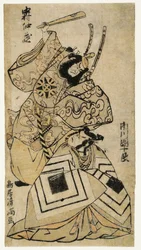Nakamura Nakazō I et Ichikawa Danjūrō IV. Torii Kiyomitsu I