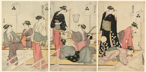 Se Rafraîchir le Soir à Shijogawara