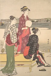 Soirée sur les Rives de la Rivière Sumida