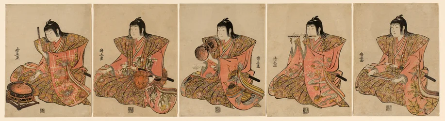 Cinq musiciens (Gonin bayashi)