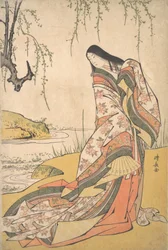 Kanjo : Une dame de cour, vers 1790