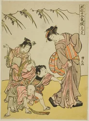 Le Cinquième Mois (Satsuki), de la série "Les Douze Saisons à la mode (Furyu juni kiko)"
