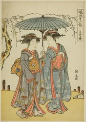 Le sixième mois (Minatsuki), de la série "Les douze mois à la mode (Furyu juniko)"