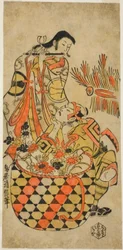 Les Acteurs Ichikawa Danjuro II et Ichikawa Monnosuke I