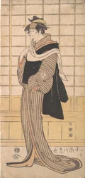 Osagawa Tsuneyo II en coiffeuse O-Roku, 1794-95