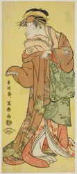 Segawa Kikunojo III dans le rôle de la courtisane Katsuragi