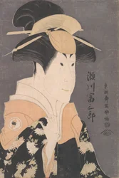 Segawa Tomisaburo II comme Yadorigi dans la pièce Hana Ayame Bunroku Soga, 1794