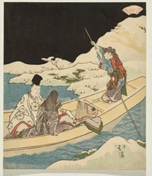 Dame du bateau à la dérive, un chapitre du Conte de Genji